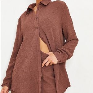 Pretty Little Thing Button Up Top